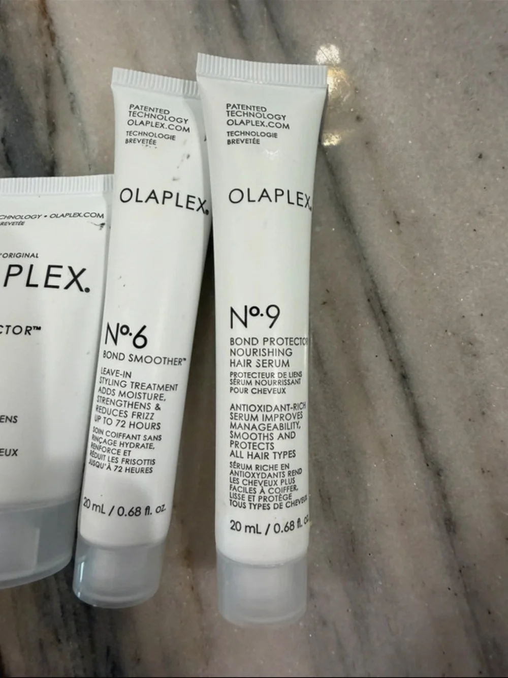 Olaplex No.3, No.6, No.8 & No.9 Hair Treatment Travel Set - White